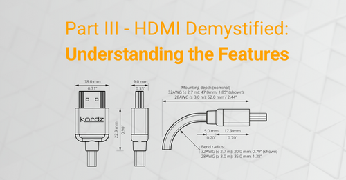 HDMI Demystified III: Understanding the Features